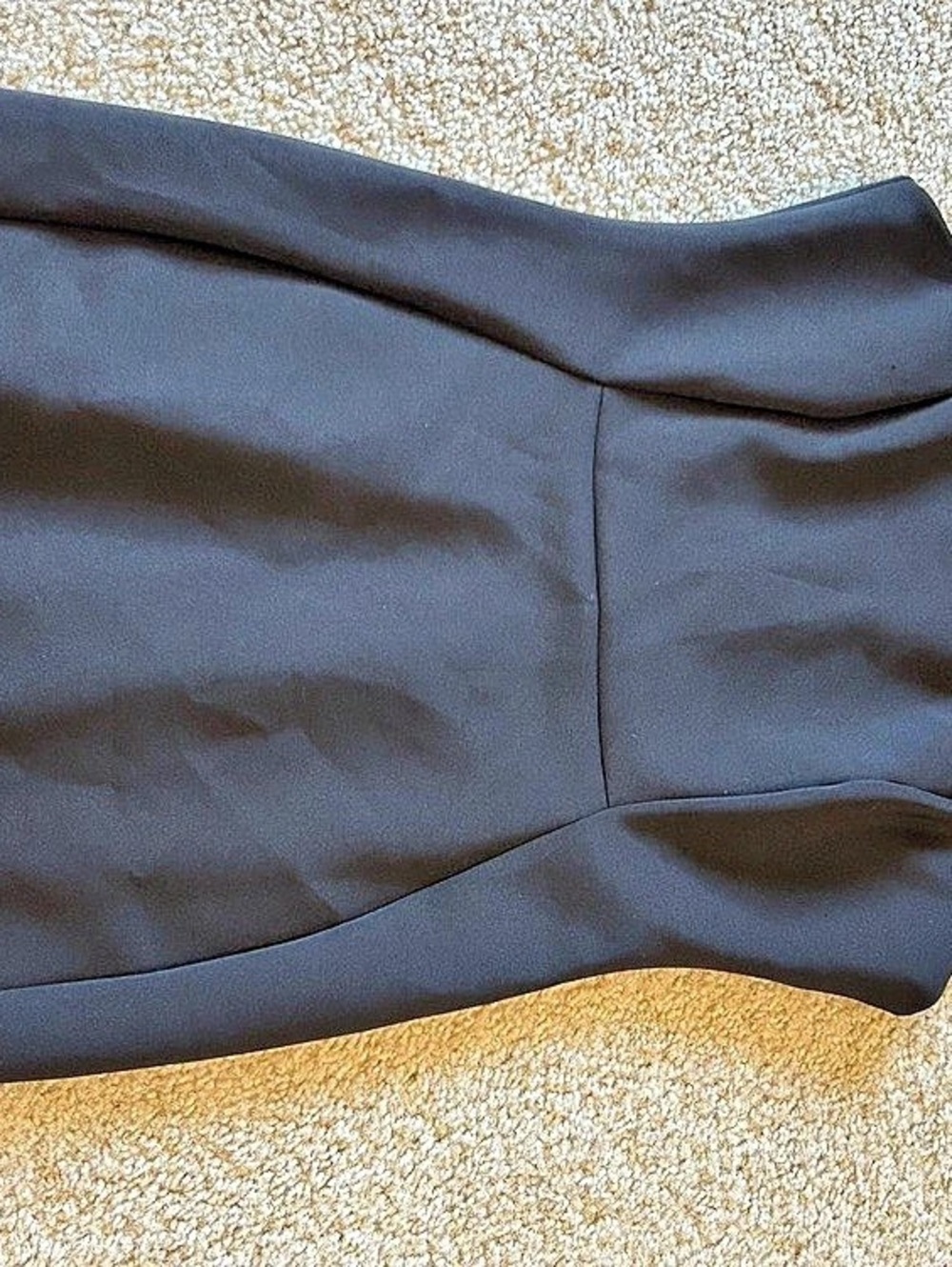 Calvin Klein Beaded Neckline Mini Dress in Black Like New